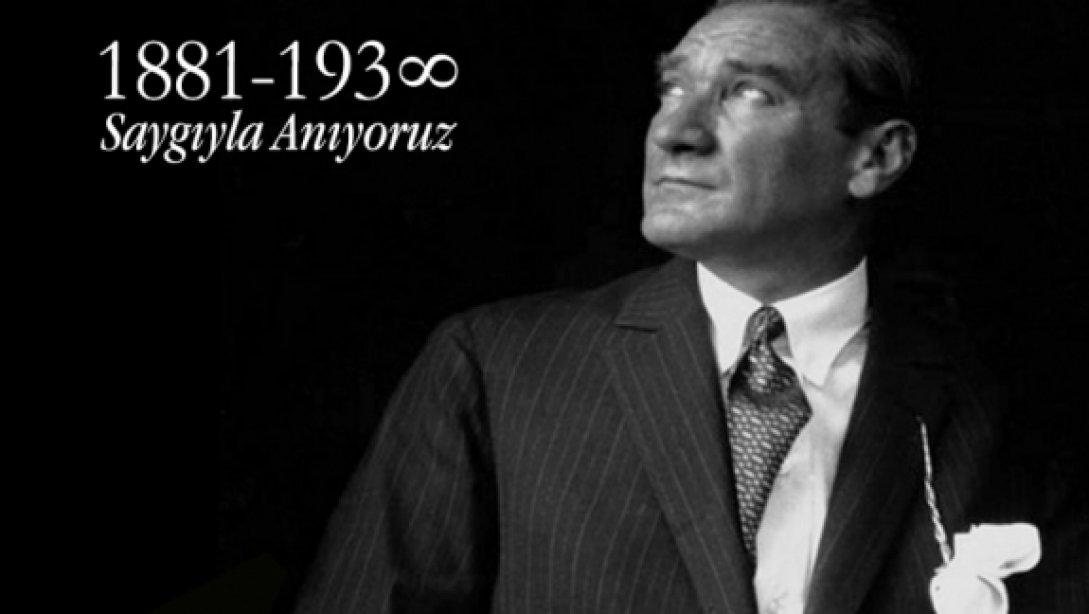 10 Kasım Atatürkü Anma Töreni