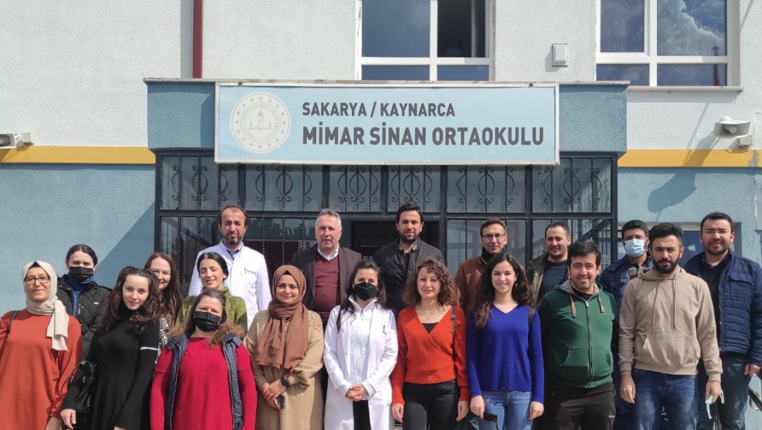 İlçe Milli Eğitim Müdürümüz Sayın Mehmet Harbi'nin Mimar Sinan İlk/Ortaokulunu Ziyaretleri
